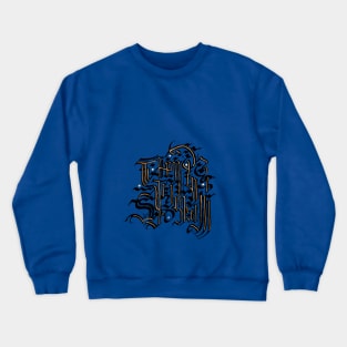 Asemic Writing Crewneck Sweatshirt